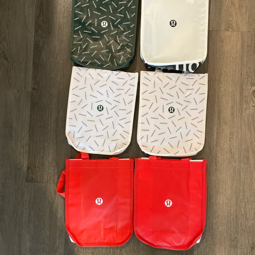 Lululemon Reusable Tote Bags Set